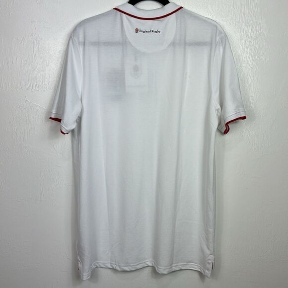 Official RFU England Rugby Core Embroidered Badge Polo Shirt Size L - Picture 4 of 10